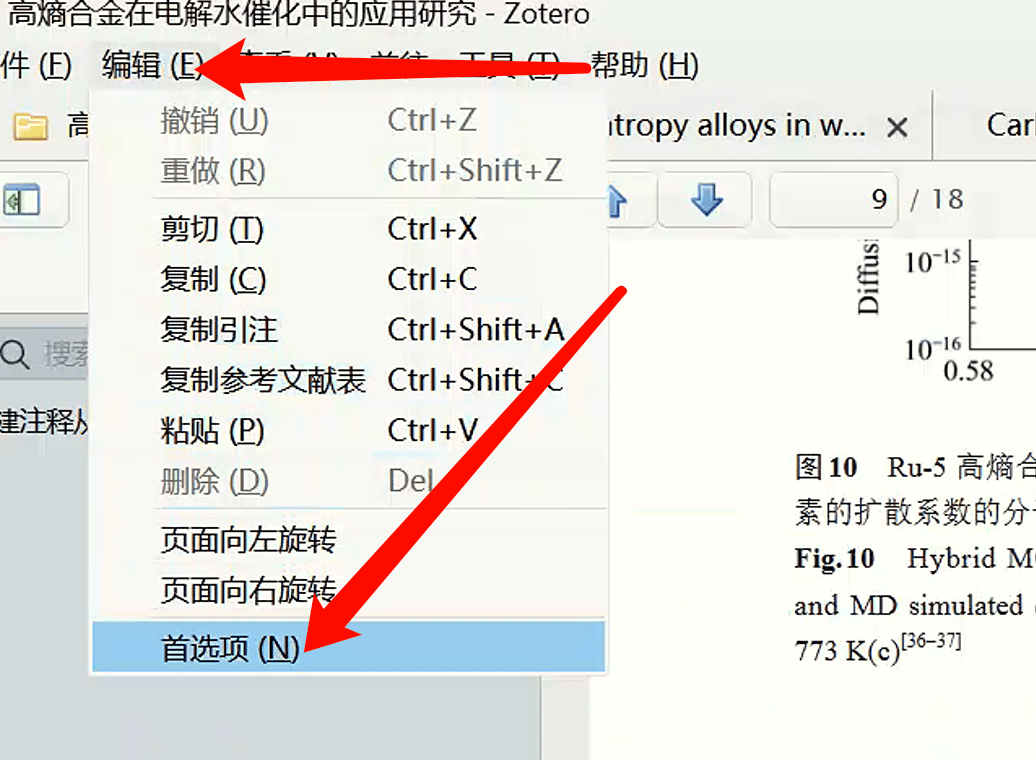 Zotero 6 配置界面 1