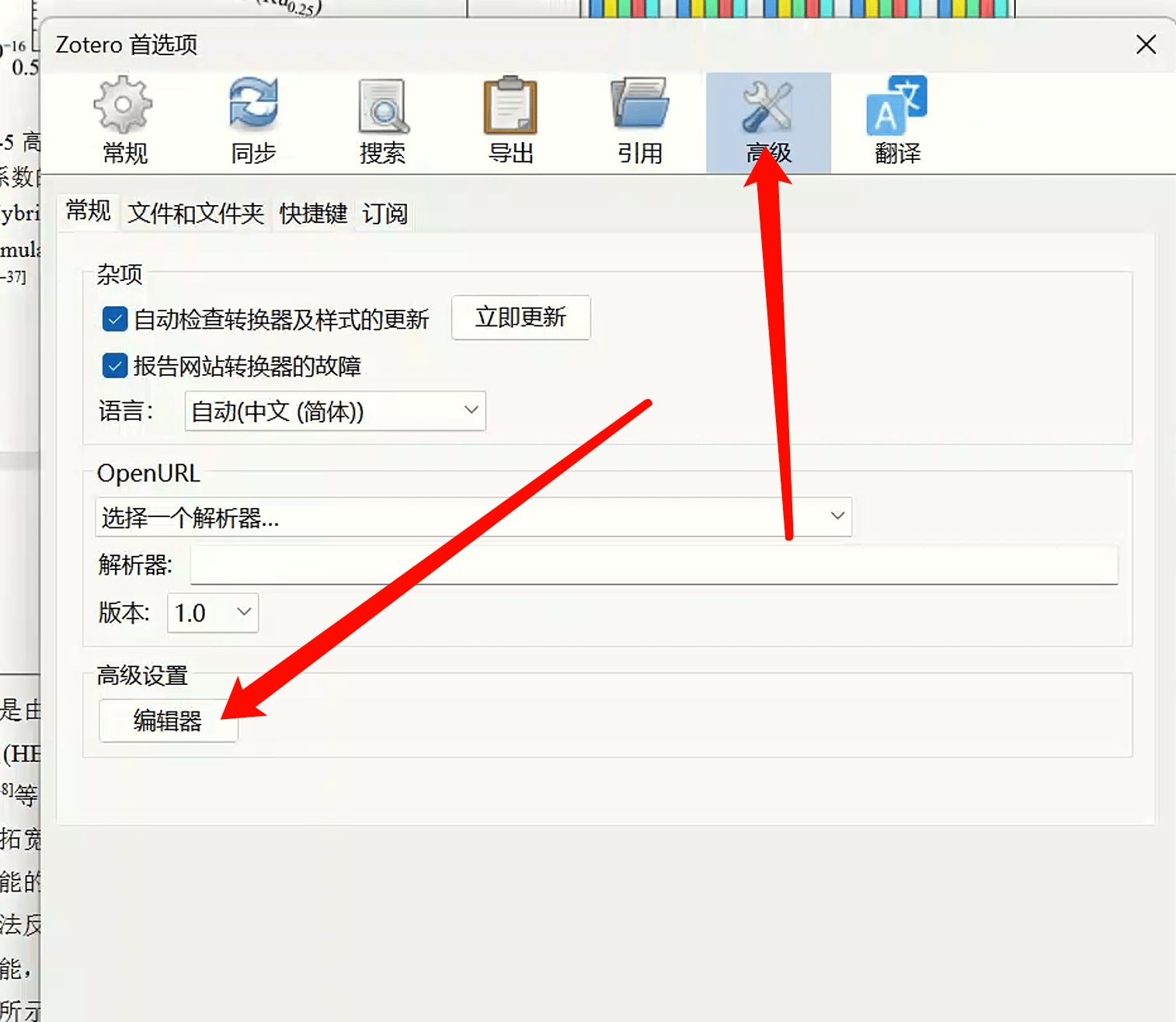 Zotero 6 配置界面 2